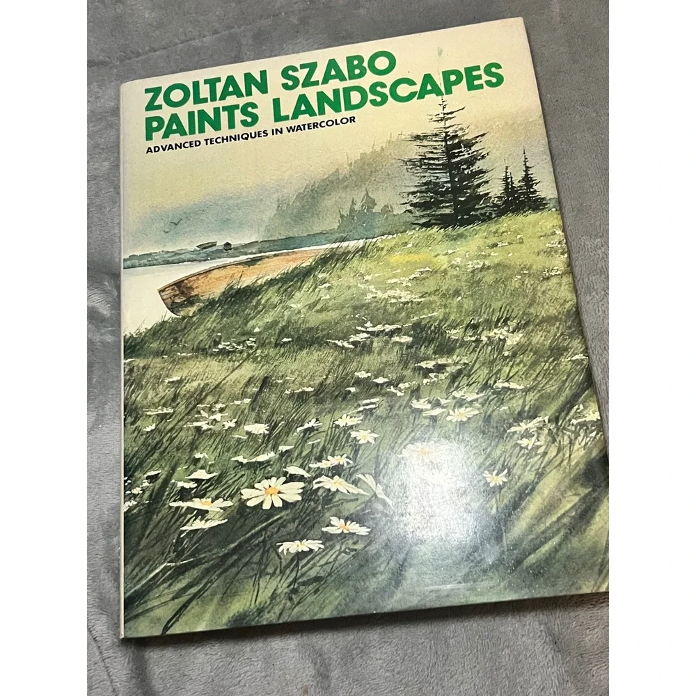 Zoltan Szabo Paints Landscapes 1977 First Printing Watercolor Art Hardcover DJ